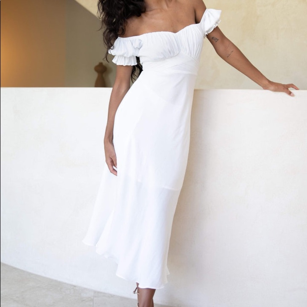 Oralie Dress - White